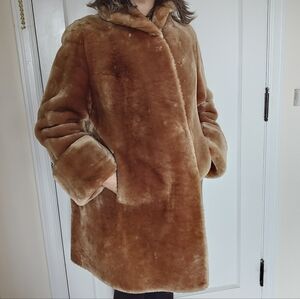 Vintage Mouton Sheepskin Coat M